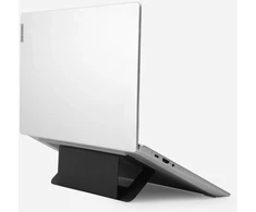 Moft Airflow Movas Self-Adhesive Nešiojamas kompiuteris Stand juodos spalvos
