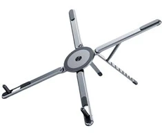 „4smarts“ nešiojamojo kompiuterio / planšetinio kompiuterio / išmaniojo telefono stovas, suderinamas su „MagSafe“, pilkos spalvos