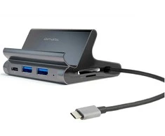 Podstawka pod Planšetė/Telefonas Hub 4smarts 7w1 DeX 2xUSB-C/2xUSB-A/HDMI/SD/MicroSD/RJ45