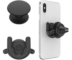 Popsockets Car Vent 2 + PopGrip juodos spalvos