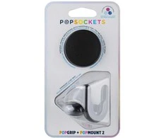 Popsockets Car Vent 2 + PopGrip juodos spalvos