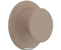 PopSockets Kick-Out Grip Latte MagSafe uchwyt i podstawka do telefonu smėlio spalva