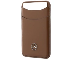 Dėklas Portfel magnetyczny Mercedes Leather camel