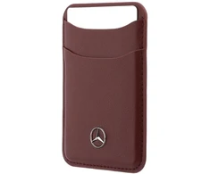 Dėklas Portfel magnetyczny Mercedes Leather raudona