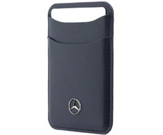 Dėklas Portfel magnetyczny Mercedes Leather tamsiai mėlyna