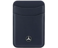 Dėklas Portfel magnetyczny Mercedes Leather tamsiai mėlyna