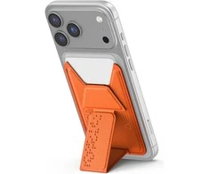 Skinarma „Kado Haxa“ magnetinis kortelių dėklas su stovu, oranžinės spalvos