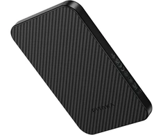 Powerbank PITAKA Aramid Fiber Qi2 MagSafe juodos spalvos-pilkos spalvos