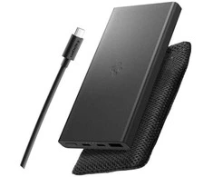 Spigen Essential EA2210 Power Bank 10000 mAh 22.5W – juodos spalvos