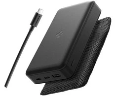 Spigen EA3020 20000mAh 30W Power Bank – juodos spalvos