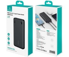 Powerbank Usams Powerbank PB83 2xUSB-A 1xUSB-C 10000mAh balta