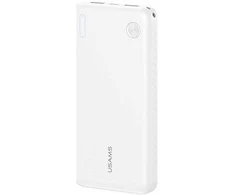 Powerbank Usams Powerbank PB83 2xUSB-A 1xUSB-C 10000mAh balta