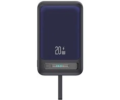 Powerbank USAMS XM Series CD219 10000mAh Magnetic Wireless juodos spalvos