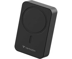 Verbatim Charge 'n' Go Essentials Magnetic Wireless Power Bank, 20000mAh, Juodas
