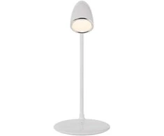 Proove Modernus LED stalinis šviestuvas 10W su 15W belaidžiu įkrovikliu baltos spalvos