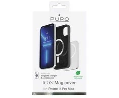 SBS Dėklas PURO skirtas iPhone 14 Pro Max, magsafe, juodas / IPC14P67ICONMAGBLK