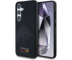 Dėklas Red Bull Raudona Bull Raudonas BULL futerał do Samsung Galaxy S25 RBHMS25S24PUBUFV (Magnetic Meshed PU W/ Debossed Bull) mėlynos spalvos