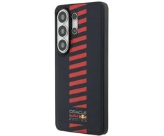 Red Bull Raudona Bull Raudona Bull PU Leather Meshed Powerbar Magnetic dėklas skirtas Samsung Galaxy S26 Ultra mėlynos spalvos