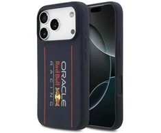 Dėklas Red Bull Raudona Bull Raudona Bull Silicone Vertical Logo MagSafe dėkals skirtas Apple iPhone 17 Pro Navy
