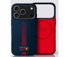 Red Bull Raudona Bull Raudona Bull Silicone Powerbar MagSafe dėklas Apple iPhone 17 Pro Max Navy mėlynos spalvos