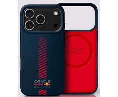 Red Bull Raudona Bull Raudona Bull Silicone Powerbar MagSafe dėklas Apple iPhone 17 Pro Navy mėlynos spalvos
