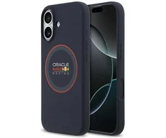 Dėklas Red Bull Raudona Bull Raudona Bull Silicone Raudona Ring MagSafe dėkals skirtas Apple iPhone 17 Navy