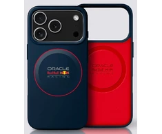 Red Bull Raudona Bull Raudona Bull Silicone Raudona Ring MagSafe dėklas skirtas Apple iPhone 17 Pro Navy mėlynos spalvos