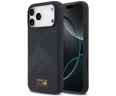 Red Bull Raudona Bull Raudona Bull Silicone Single Bull Logo MagSafe dėklas skirtas Apple iPhone 17 Pro Max Navy Mėlyna
