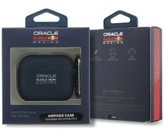 Red Bull Raudona Bull Raudona Bull Silicone dėklas skirtas AirPods Pro 3 Navy
