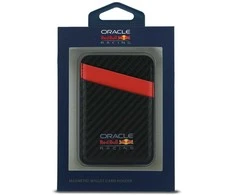 Red Bull Raudona Bull Raudona Bull Carbon MagSafe Wallet juodos spalvos