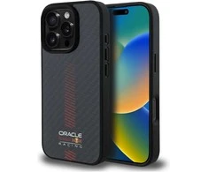 Red Bull Raudona Bull Raudona Bull Carbon Powerbar MagSafe dėklas jūsų Apple iPhone 16 Pro Max juodos spalvos