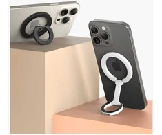 Ring stand Araree A-Ring MagSafe GripTok juoda