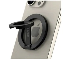Ring stand Araree A-Ring MagSafe GripTok juoda