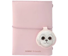 Notebook + pen Set 2-in-1 Nimmy New Big-Eye Cute Pets 2.0 Dog rožinės spalvos