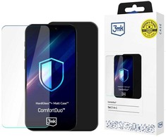 Rinkinys 3MK ComfortDuo Matt Juodas do Samsung Galaxy S25+ juoda/juodas