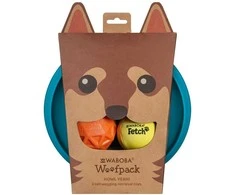 Rinkinys šuniui Waboba Woofpack 2x piłeczka 1x frisbee