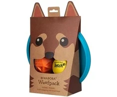 Rinkinys šuniui Waboba Woofpack 2x piłeczka 1x frisbee
