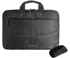 Rinkinys torba Tucano Borsa Idea na laptopa 13.3"/14" + myszka juoda