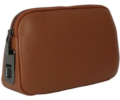 Saszetka su zamkiem na odcisk palca 4smarts Tech-Clutch Secure ruda