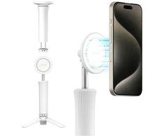Selfie Stick Araree Magfie Pod Lite Tripod MagSafe balta
