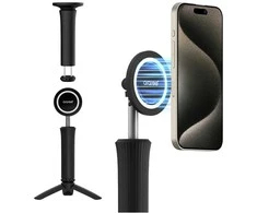 Asmenukių lazda „Araree Magfie Pod Lite“ trikojis, „MagSafe“ juodas