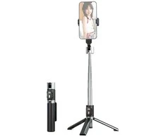 Asmenukių lazda USAMS ZB324 Mini Wireless juodos spalvos
