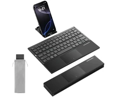 Składana klaviatūra su touchpadem SODI ZO1T Tri-Fold Bluetooth juoda