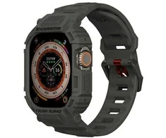 Skinarma apyrankė+Dėklas Mecha 2in1 Apple Watch 49mm olive