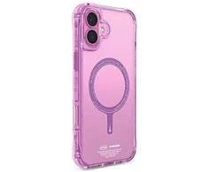 Skinarma dėklas Saido Apple iPhone 16 Plus 6.7" Magnetic Charging rožinės spalvos
