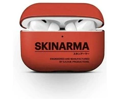 Skinarma dėklas Spunk AirPods Pro 2 oranžinės spalvos