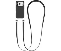 Telefono virvelė Usams ZB360 1,08–2,08 m, juoda
