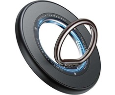 SODI dvipusis magnetinis Ring Stand BM-350 juodos spalvos MagSafe