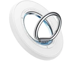 SODI dvipusis magnetinis Ring Stand BM-350 baltos spalvos MagSafe