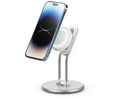 SODI stovas telefonui SIM-300 sidabro spalvos MagSafe